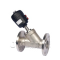 SIT plastic head air control pneumatic stainless steel angle seat valve